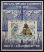 Grenada Grenadines Block von 1976 ** 200 Jahre USA