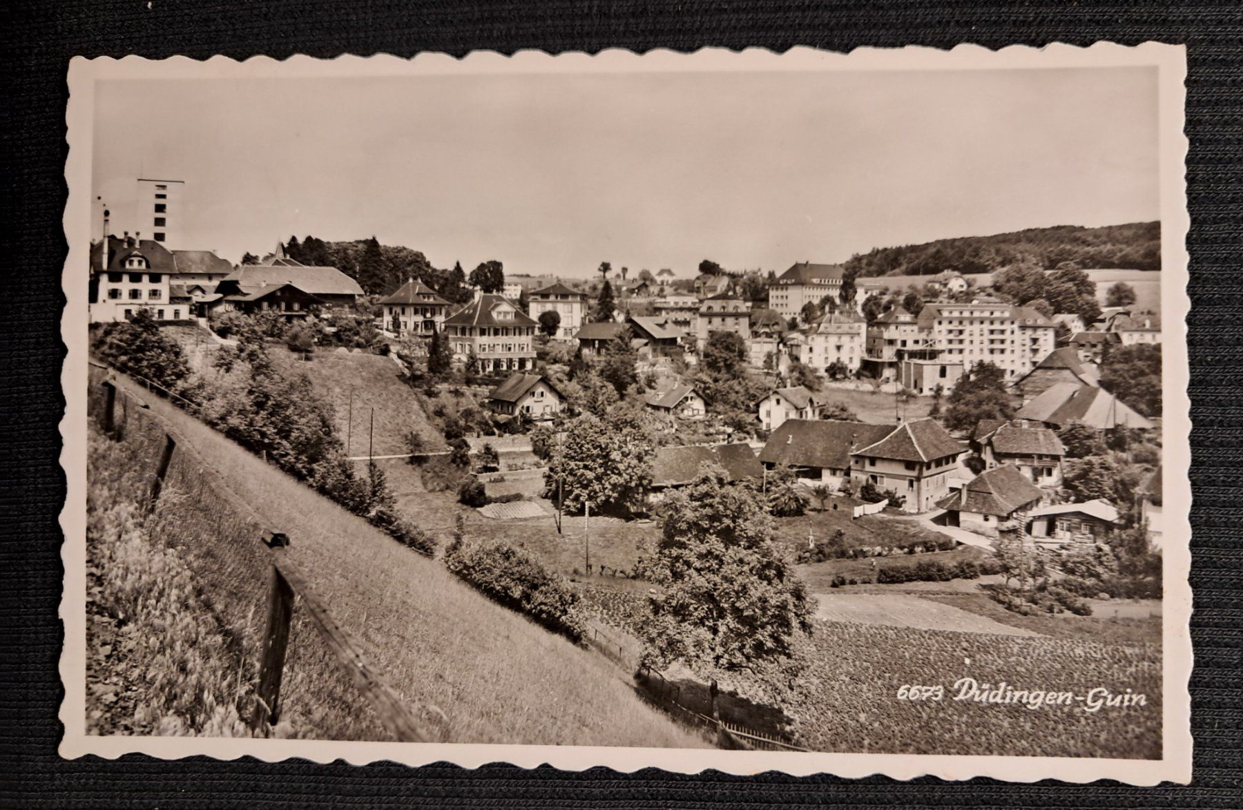 Cartoline postali: DUDINGEN-GUIN 1959 – Usato da Ponto Valentino venduto da giorgia06