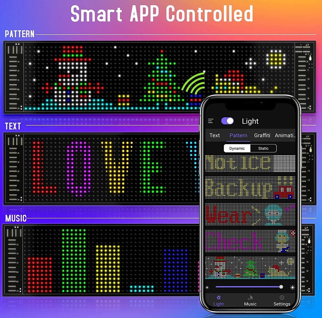Ghirlande e barre luminose: LED Panel, Werbung LED-Zeichen  Bluetooth-App-Steuerung – Nuovo e nell'imballaggio originale da Uerkheim venduto da Kaufoption 3