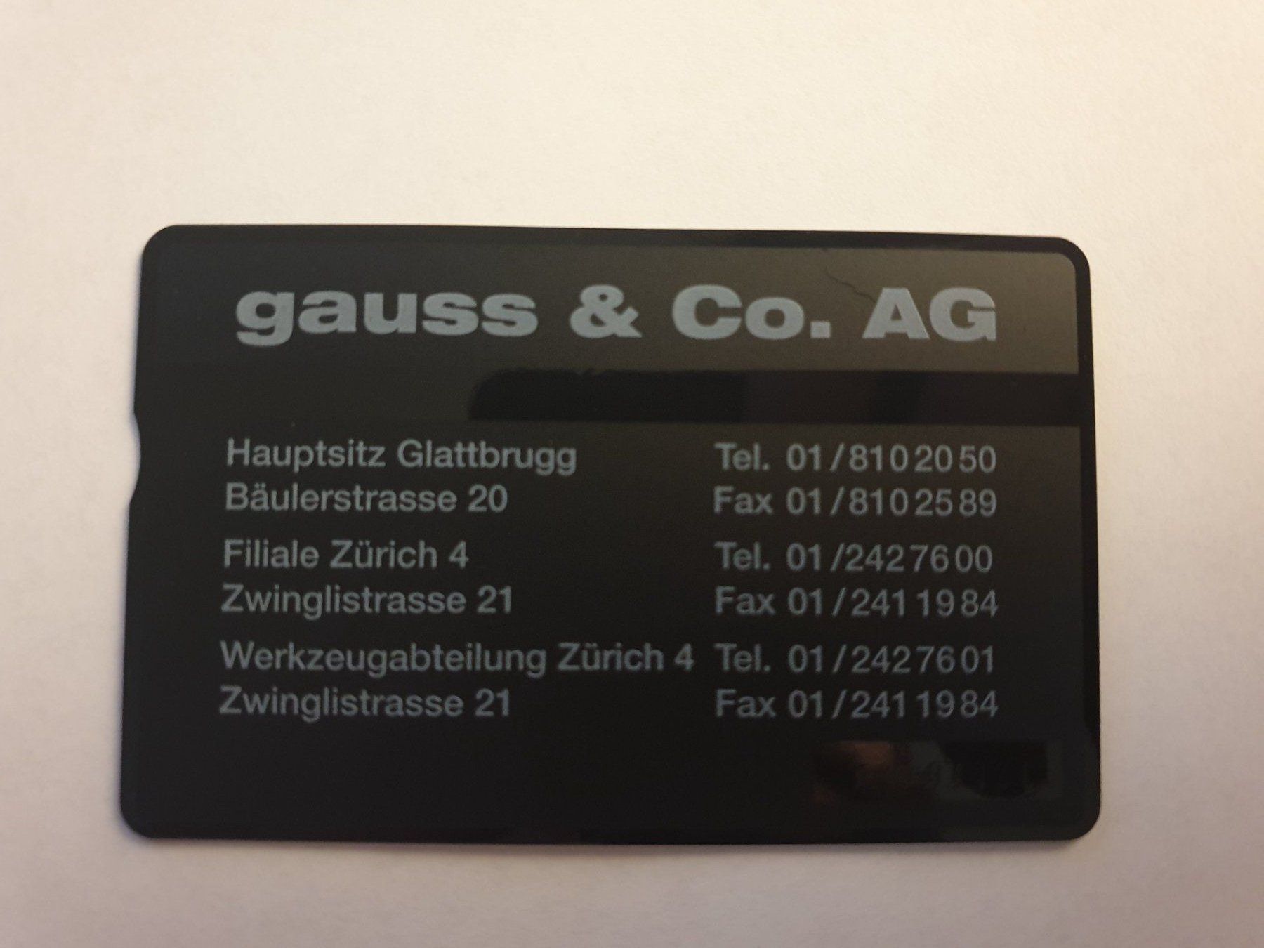 Schede telefoniche: Gauss 112L ungebr – Usato da Rain venduto da chesz 1