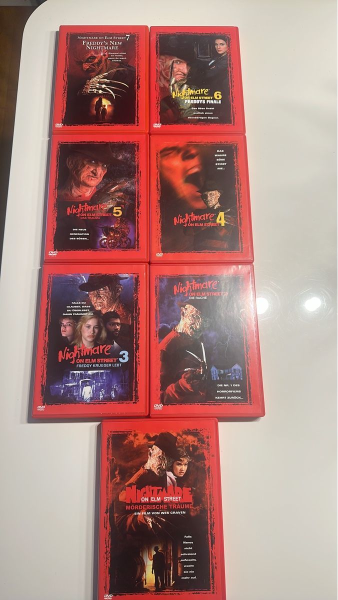 Tutti i DVDs: Nightmare on Elm Street 1-7 DVD Horror-Collection – Nuovo (secondo la descrizione) da Buchs ZH venduto da mic_jz5q