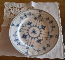2 x Royal Copenhagen musselmalet gerippt Teller 19cm