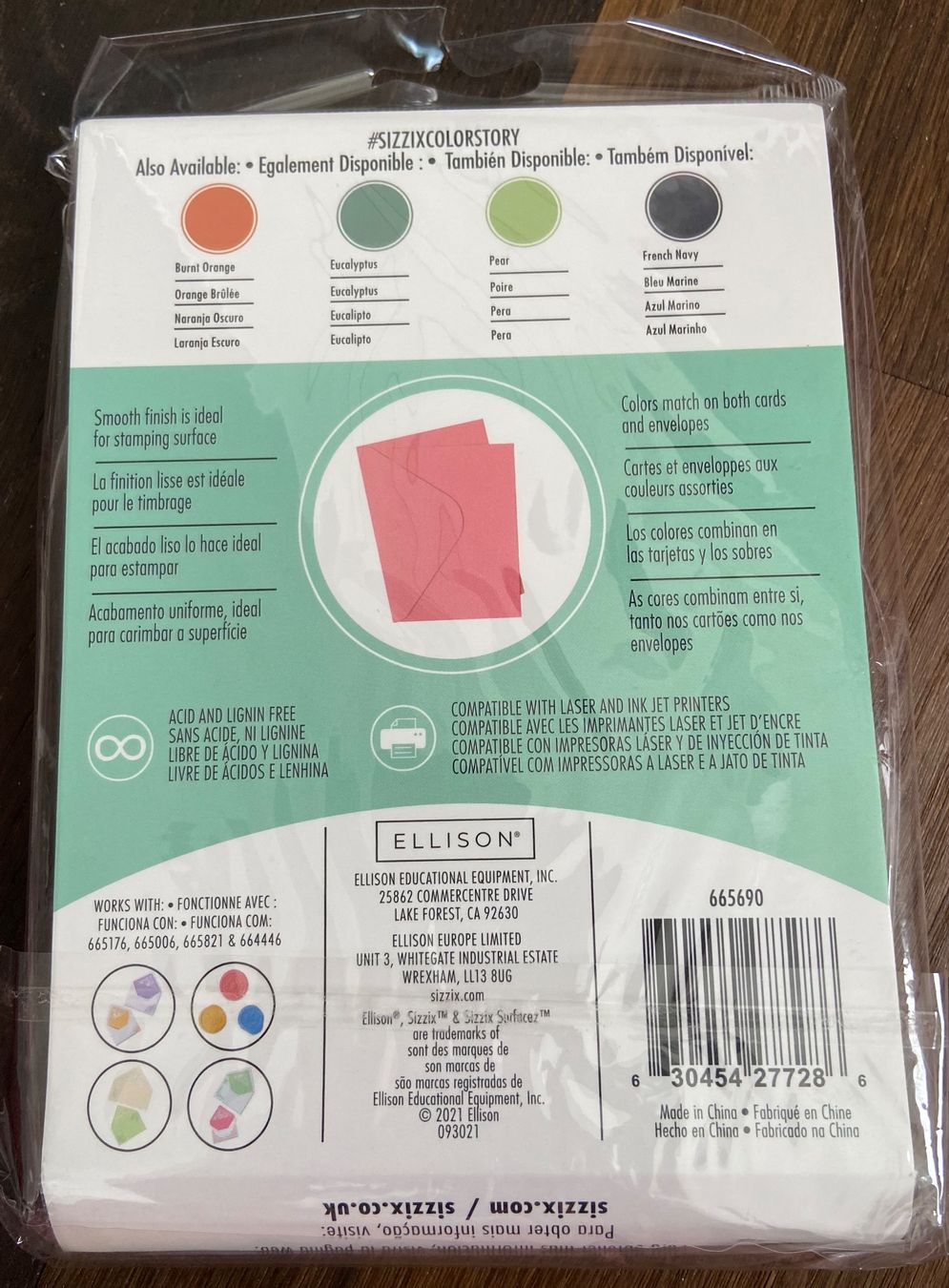Sizzix Carta: Sizzix Karten und Couvert-Set – Nuovo e nell'imballaggio originale da Zürich venduto da Sunset69 2