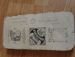 Antike Steindruckplatte Werbung Taschenuhr Bier Jugendstil