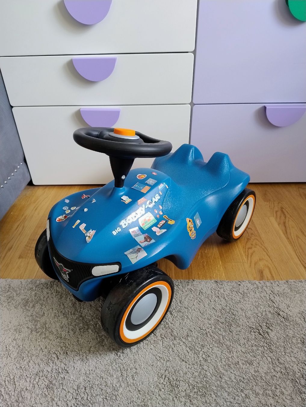 Big Veicoli per bambini: BIG Bobby Car (dunkelblau) – Usato da Horgen venduto da dnohel