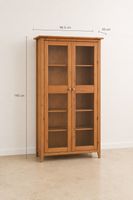 Vitrine aus Massivholz