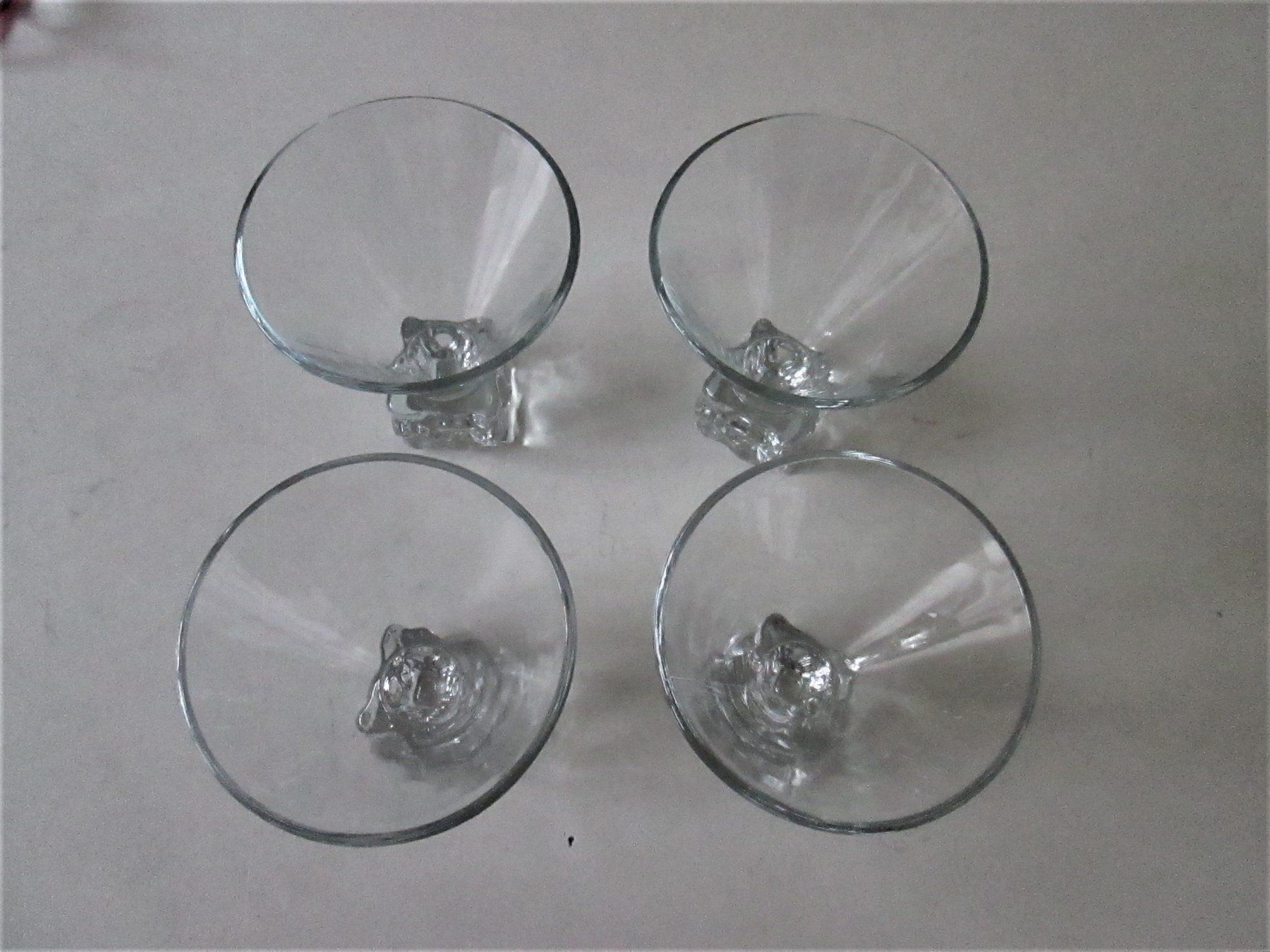 Verres: 4 Gläser zum Aperitif – D'occasion à Sementina par babucia 1