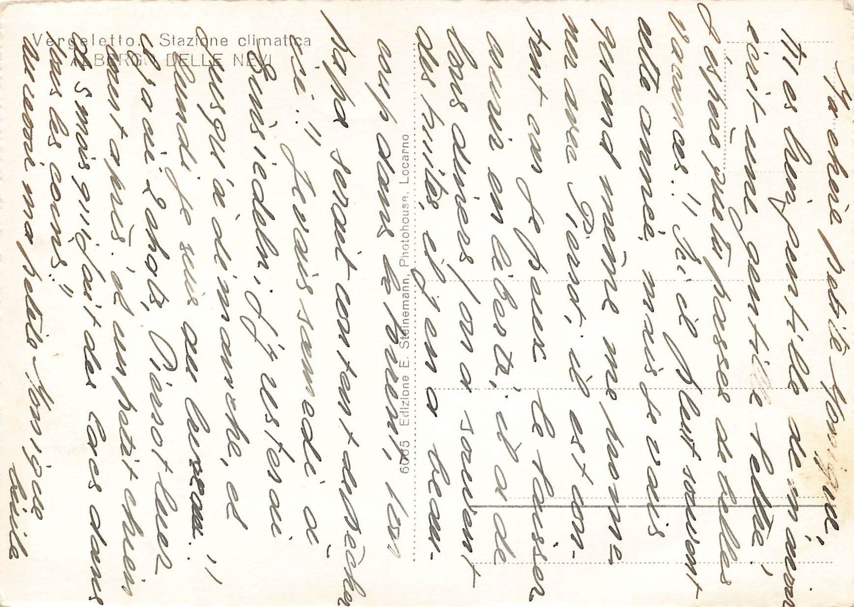 Cartoline postali: Vergeletto Orsernone – Usato da Biasca venduto da Blenio71 1