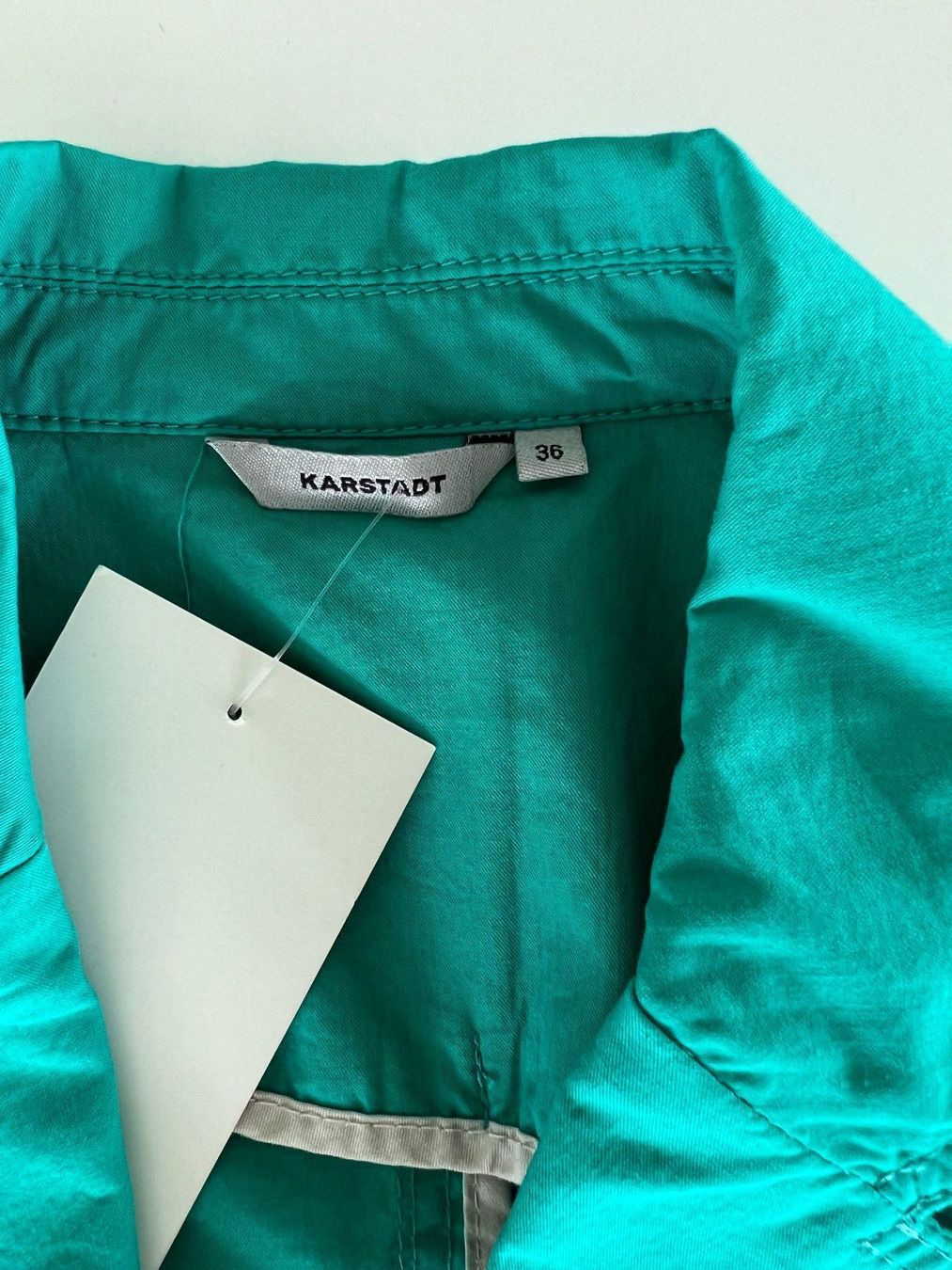 Giacche: Grüne Blazer aus Baumwolle – Nuovo e nell'imballaggio originale da Horgen venduto da Esterina 3