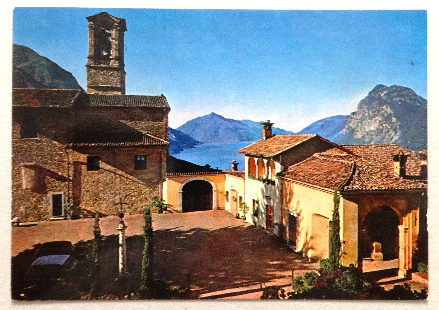 Ansichtskarten: Lugano-Castagnola, Chiesa – Gebraucht aus Fétigny von Billy2miny