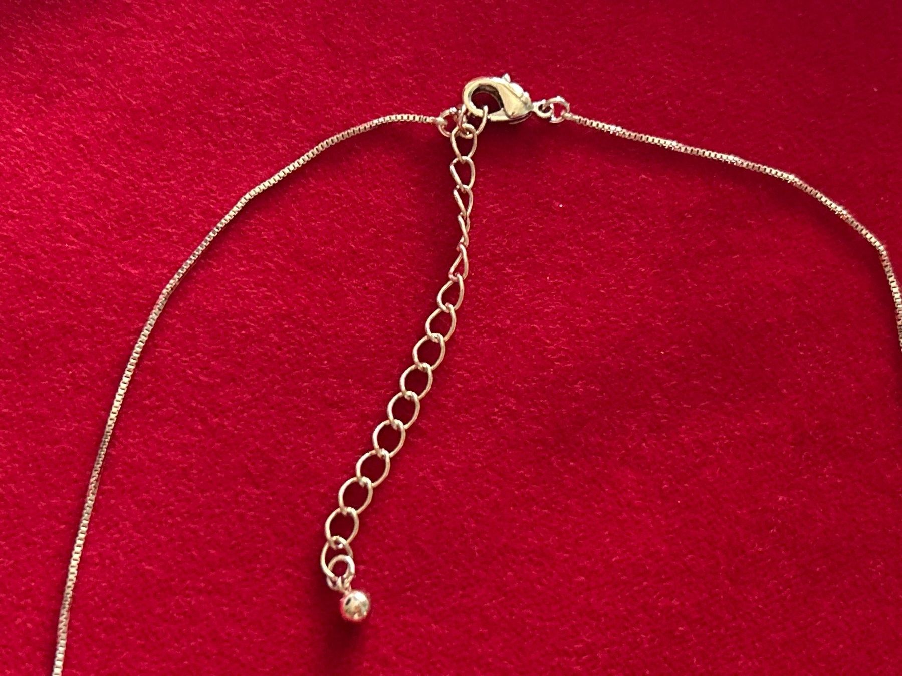 Ketten: Modeschmuck Halskette mit  2 Herze goldfarbenen – Gebraucht aus Brunnen von Nala2929 2