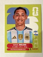 Panini FIFA World Cup 2026 Nahuel Molina Sticker neu