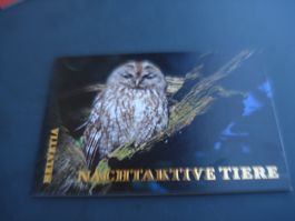 Markenbüchlein Nachtaktive Tiere, 2016, ET-o