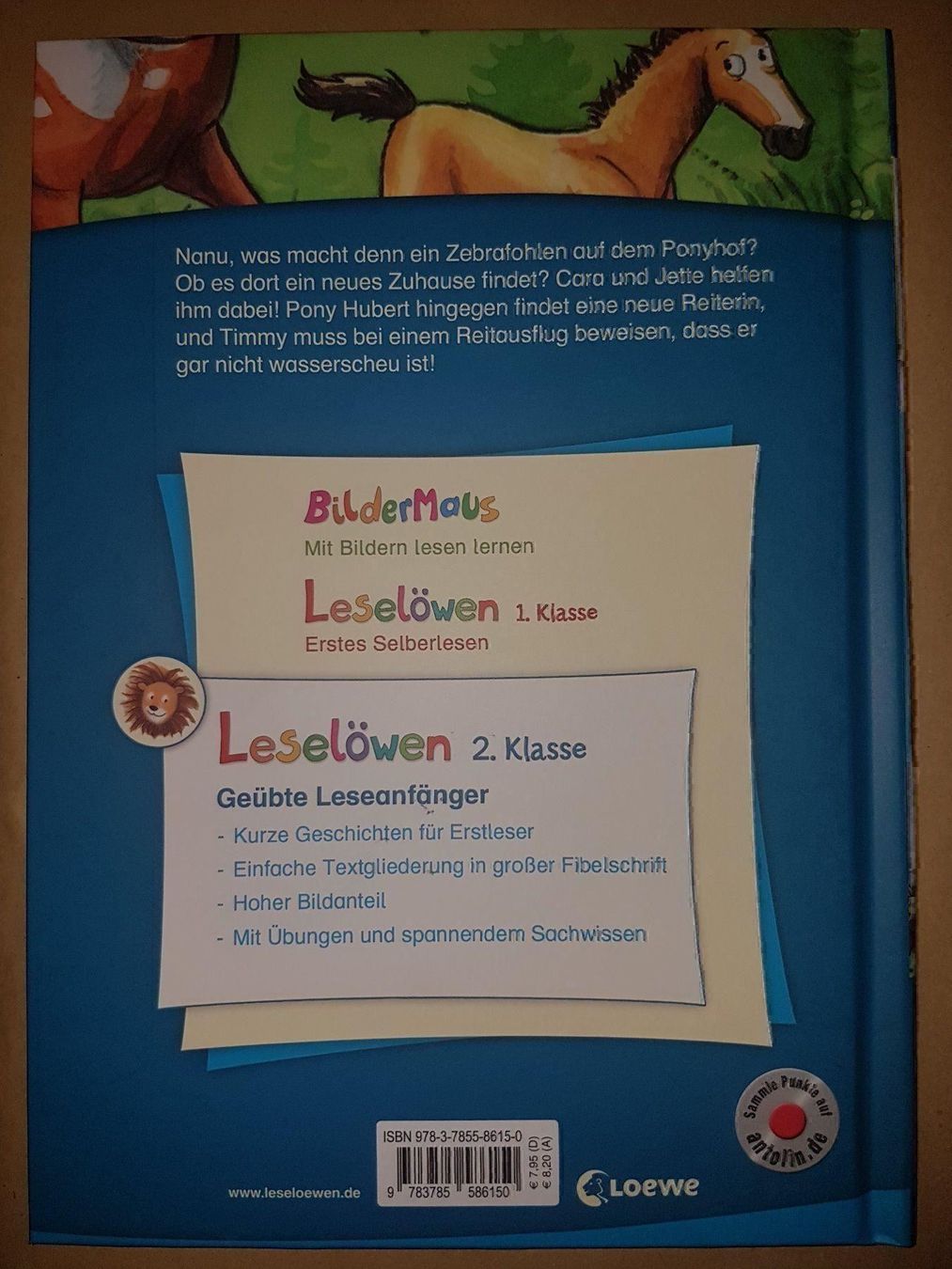 Libri: Leselöwen 2. Klasse - Ponygeschichten – Nuovo e nell'imballaggio originale da Zürich venduto da Avd 2