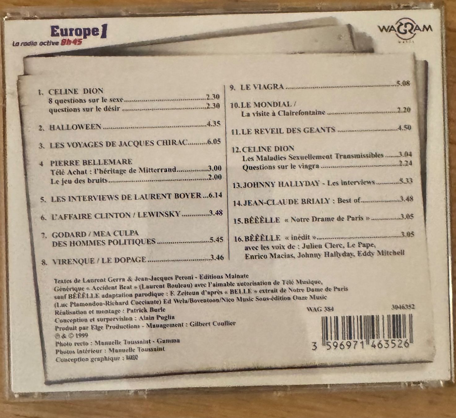 CD: Laurent Gerra – Usato da Lausanne venduto da davzic 1