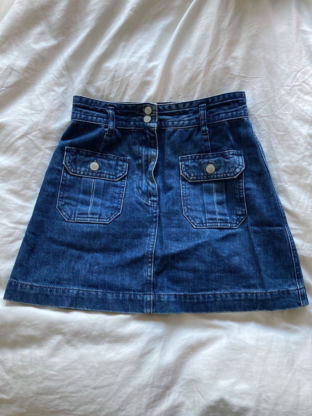 Topshop Gonne: Topshop Jeans Mini Skirt – Usato da Zürich venduto da julia_le