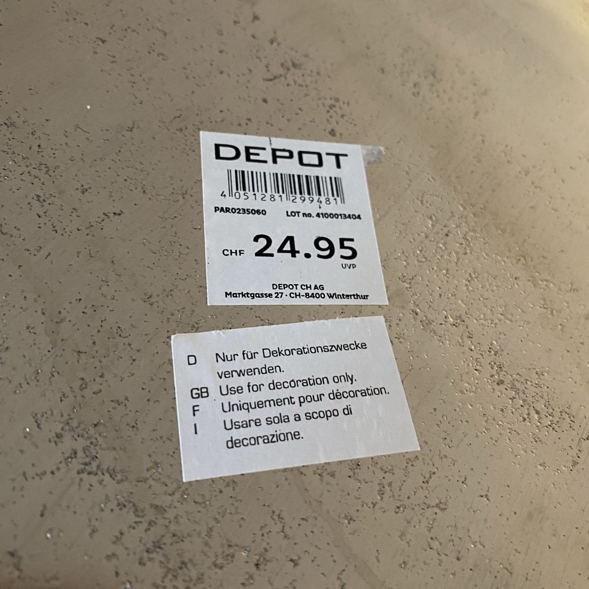 Tutte le decorazioni: Dekoplatte Serviertablet silberfarbig neuwertig – Usato da Hünibach venduto da nadalila 3