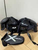 Black Maxx Shoulder Pads Grösse L inkl. Back Plate