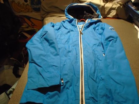 Regenjacke Grösse 125-132 Tribord, hell-blau
