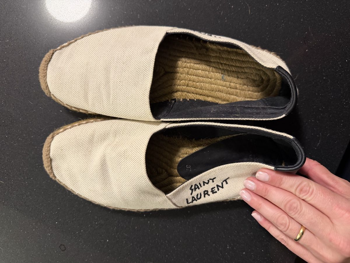 Saint Laurent Scarpe da donna: Saint Laurent Espadrilles beige Grösse 37 – Usato da Beringen venduto da Edu-Nati 3