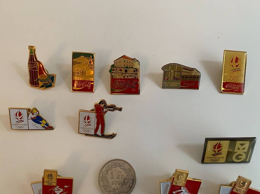 Placchette & Badge: Pins Jeux Olympiques Albertville 1992 – Usato da Genève venduto da Johnny345 1