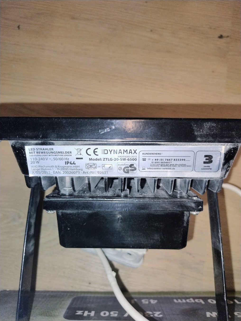 Fari: 20W LED Strahler mit Bewegungsmelder – Usato da Savièse venduto da harlex0041 1