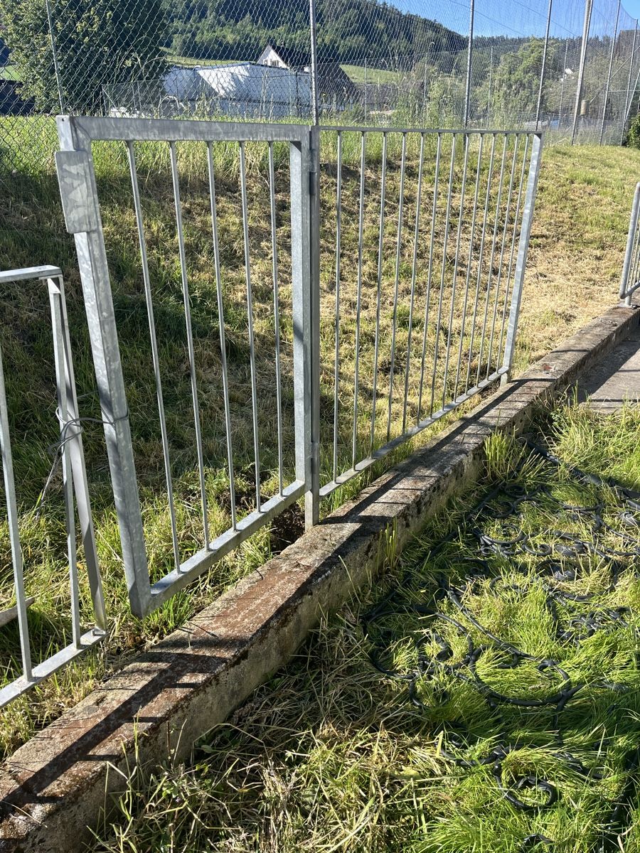 Ringhiere: Geländer mit Türe Verzinkt – Usato da Neerach venduto da fuz_8d7l