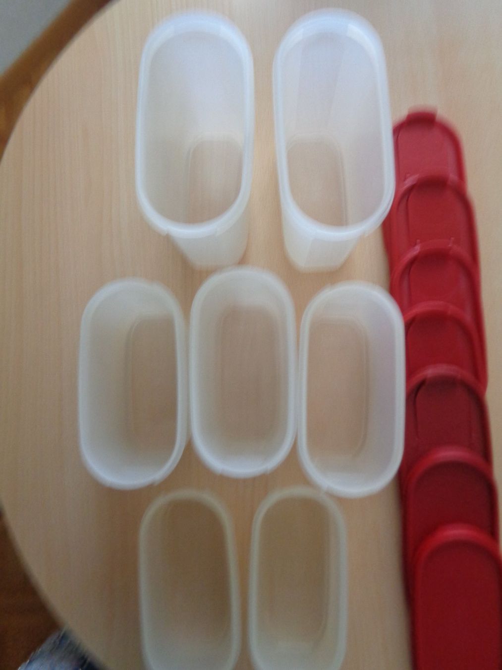 Tupperware Behälter & Ähnliches: Tupperware 7 Vorratsdosen rot – Gebraucht aus Dietikon von chroetli77 3