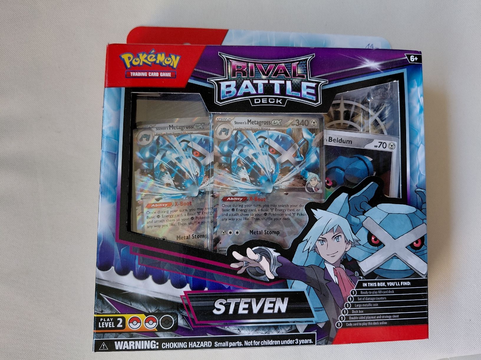 Pokémon Carte collezionabili: Pokemon Rival Battle Deck Steven Metang  – Nuovo (secondo la descrizione) da Walenstadt venduto da emynmuil1