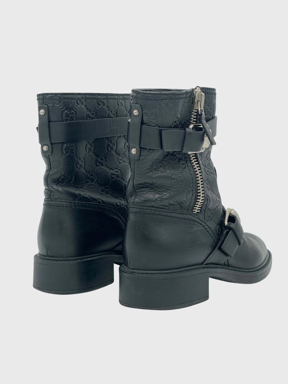 Gucci Damenschuhe: Gucci Leather Ankle Boot EU 36 Schwarz – Gebraucht aus Zürich von shoe_shop 3