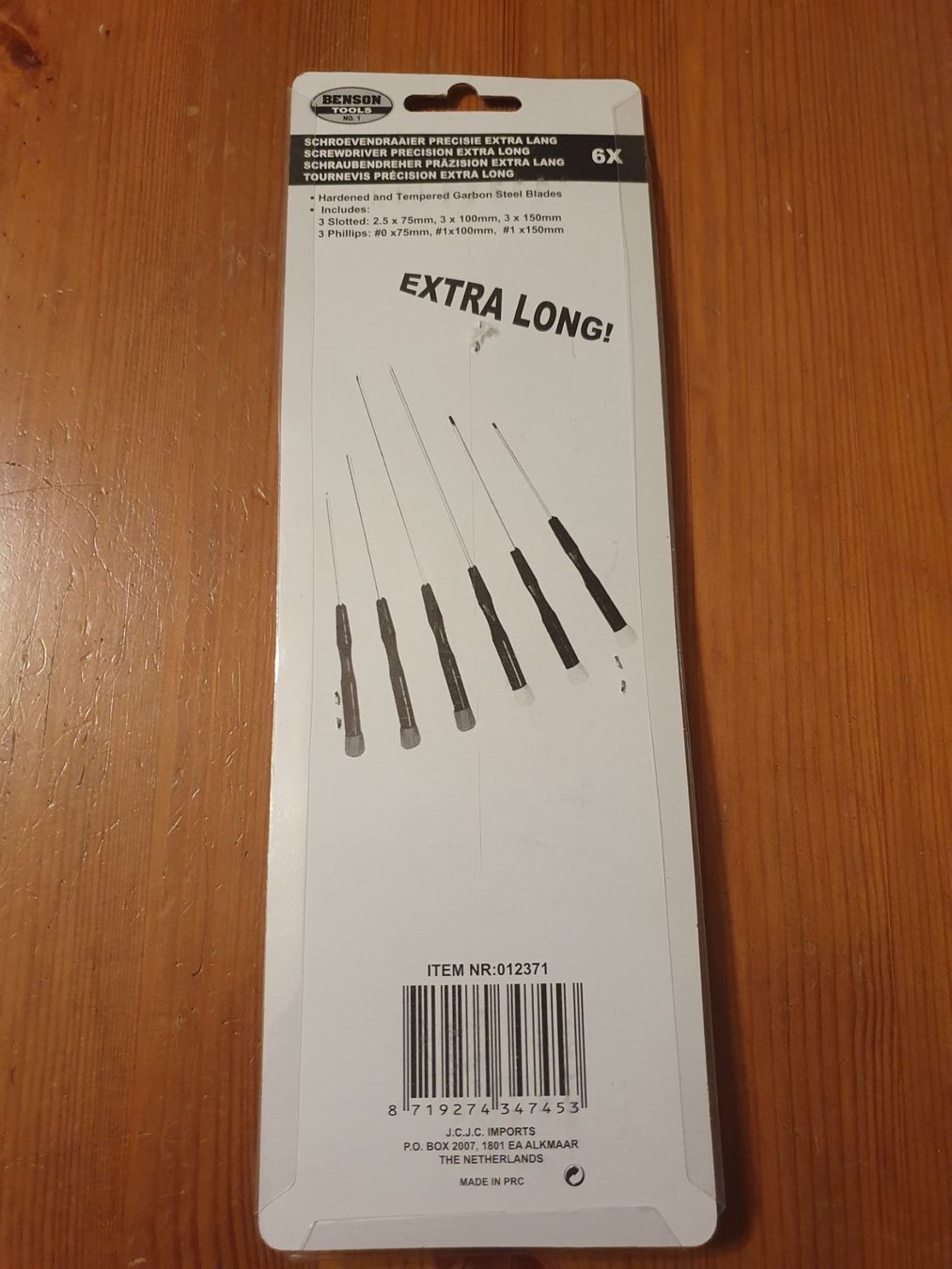 Tutti gli attrezzi: 6x Schraubenzieher Set, extra lang - Neu & Original! – Nuovo e nell'imballaggio originale da Wiedlisbach venduto da leiku88 1