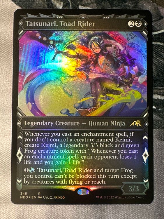 Tatsunari, Toad Rider FOIL 345 Kamigawa Boosterfrisch (Neu (gemäss ...
