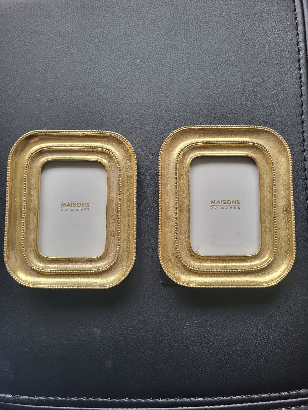 Maisons du monde Bilderrahmen: Kleine Goldene Bilderrahmen – Gebraucht aus Effretikon von Nessy16
