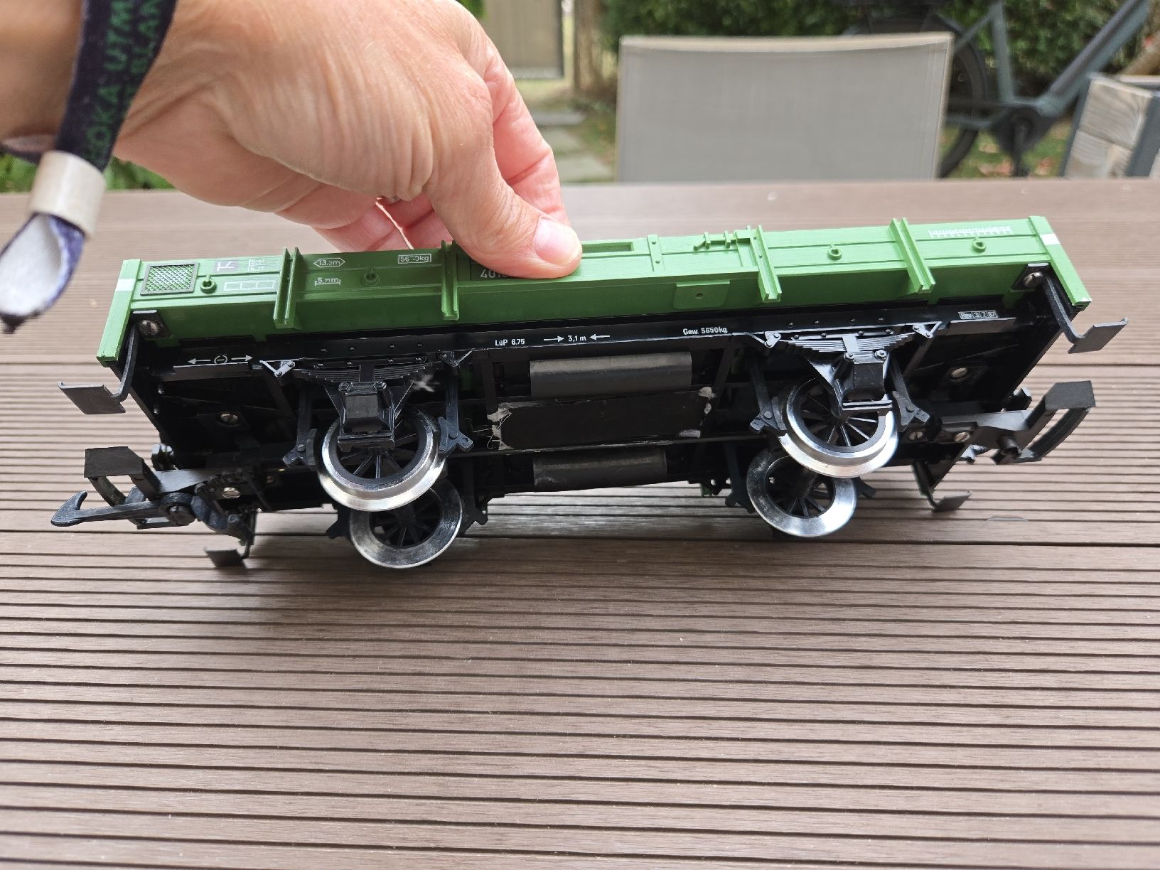 LGB Trains électriques: Wagon plat LGB 4010 vert – D'occasion à Satigny par Gatoil 3