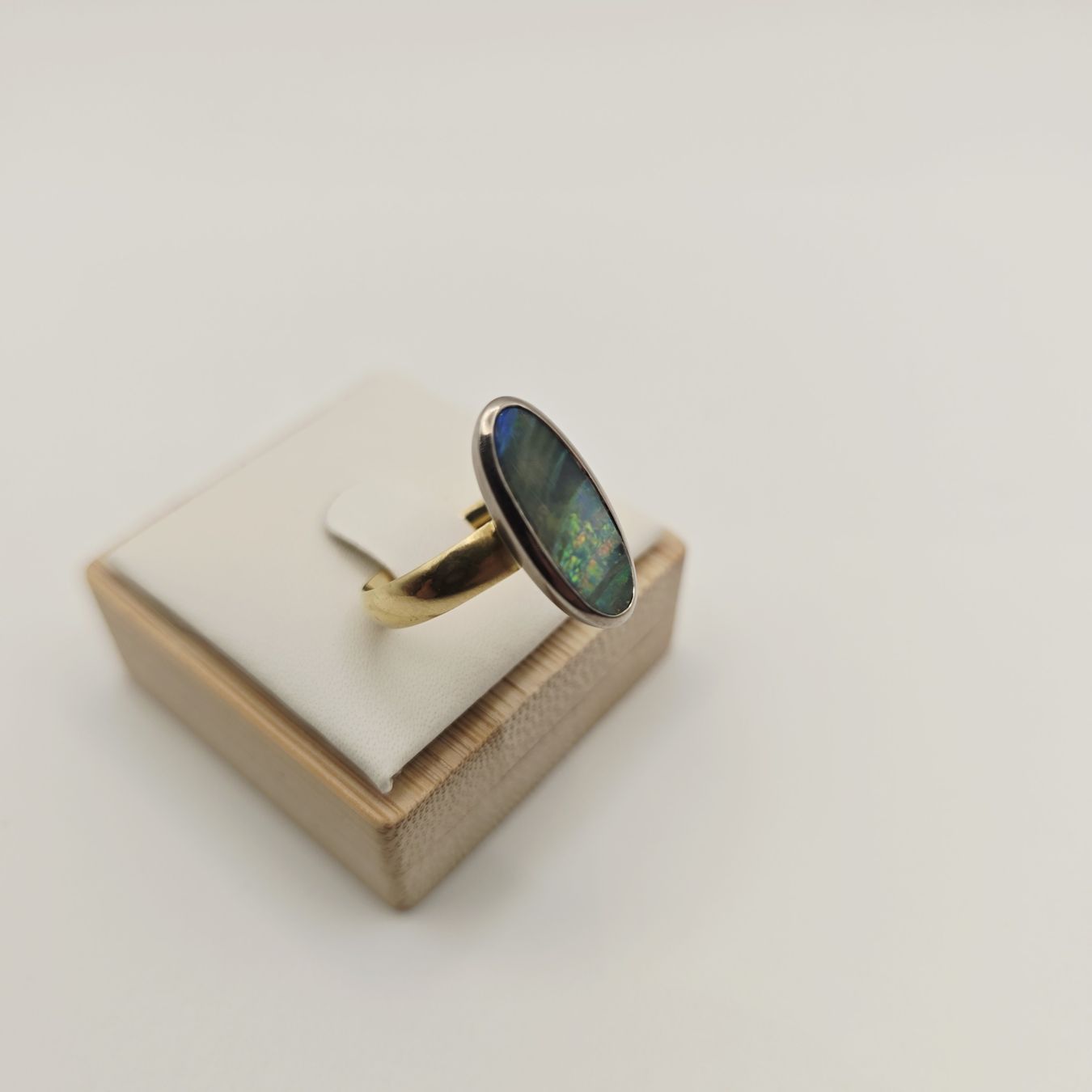 Anelli: Gold Ring Opal 18 KT 750 Gold Gr 53 – Nuovo (secondo la descrizione) da Stein am Rhein venduto da JuwelierSteinbock.CH 1