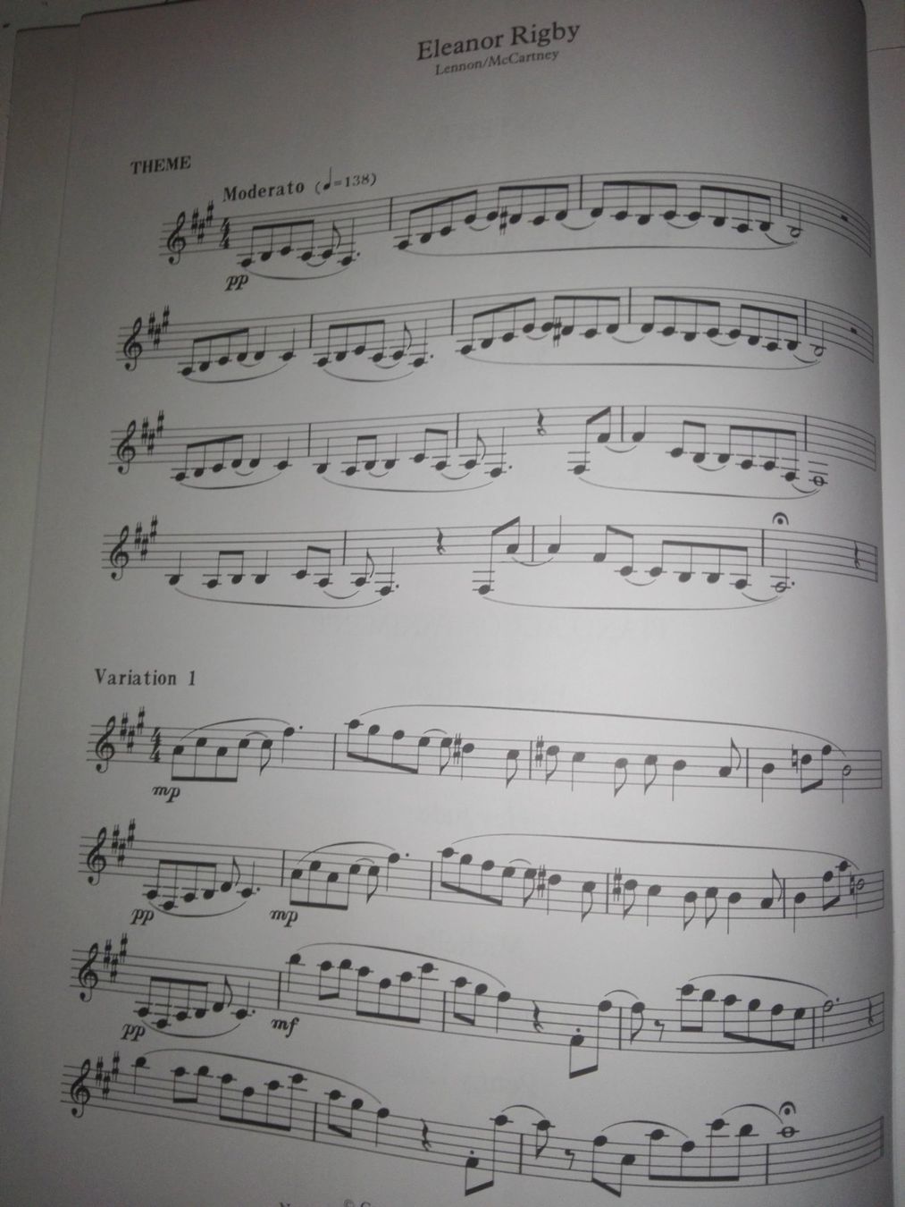 Bücher: Beatles - Themes & Variations Clarinet         ©'1977 – Gebraucht aus St. Gallen von elk2021 5