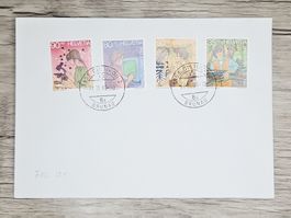 CL03 Enveloppe + Timbre Suisse 1989