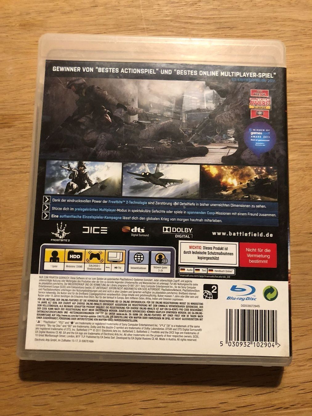 Sony Spiele: Battlefield 3 für Sony PS3 – Gebraucht aus Kestenholz von Inna09 1