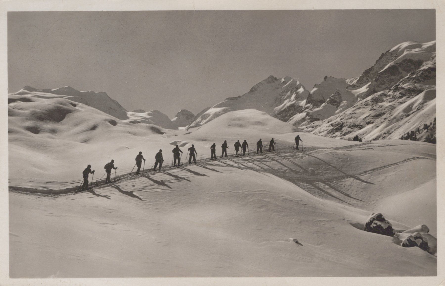 Cartoline postali: 0104 - Postkarte / Ansichtskarte - Morteratschgletscher – Usato da Reinach BL venduto da Boston-Verkauf