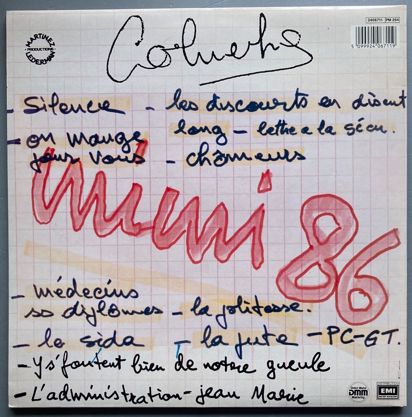 Dischi in vinile: COLUCHE - MIMI 86 – Usato da Poliez-Pittet venduto da Newtown-Records 1