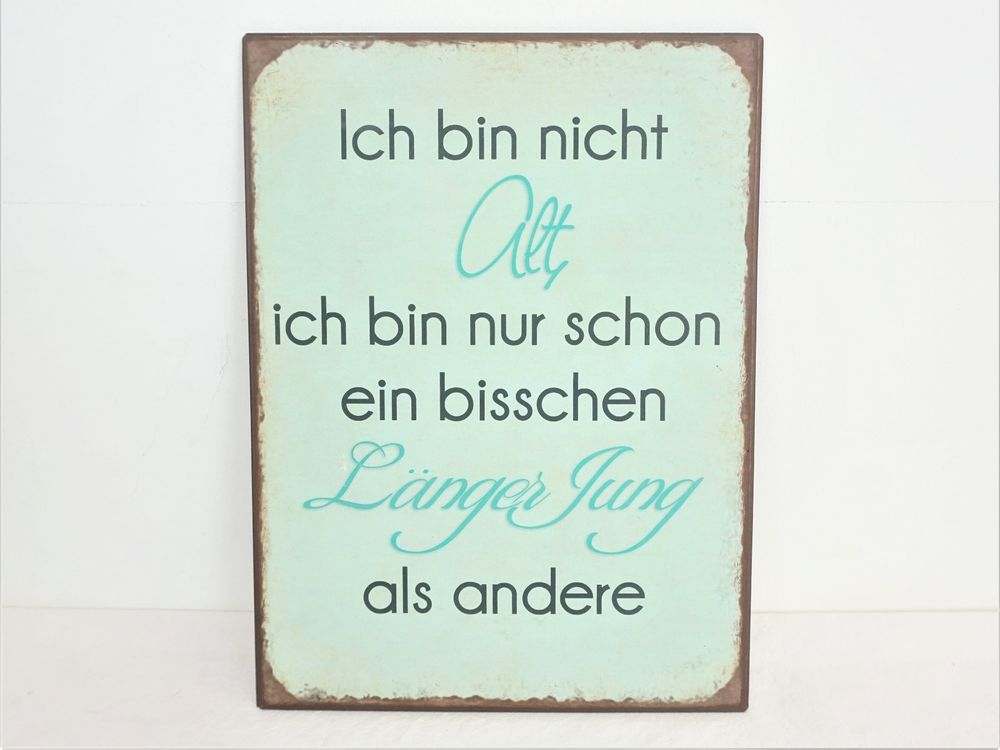 Schild mit lustigem Spruch Kaufen auf Ricardo