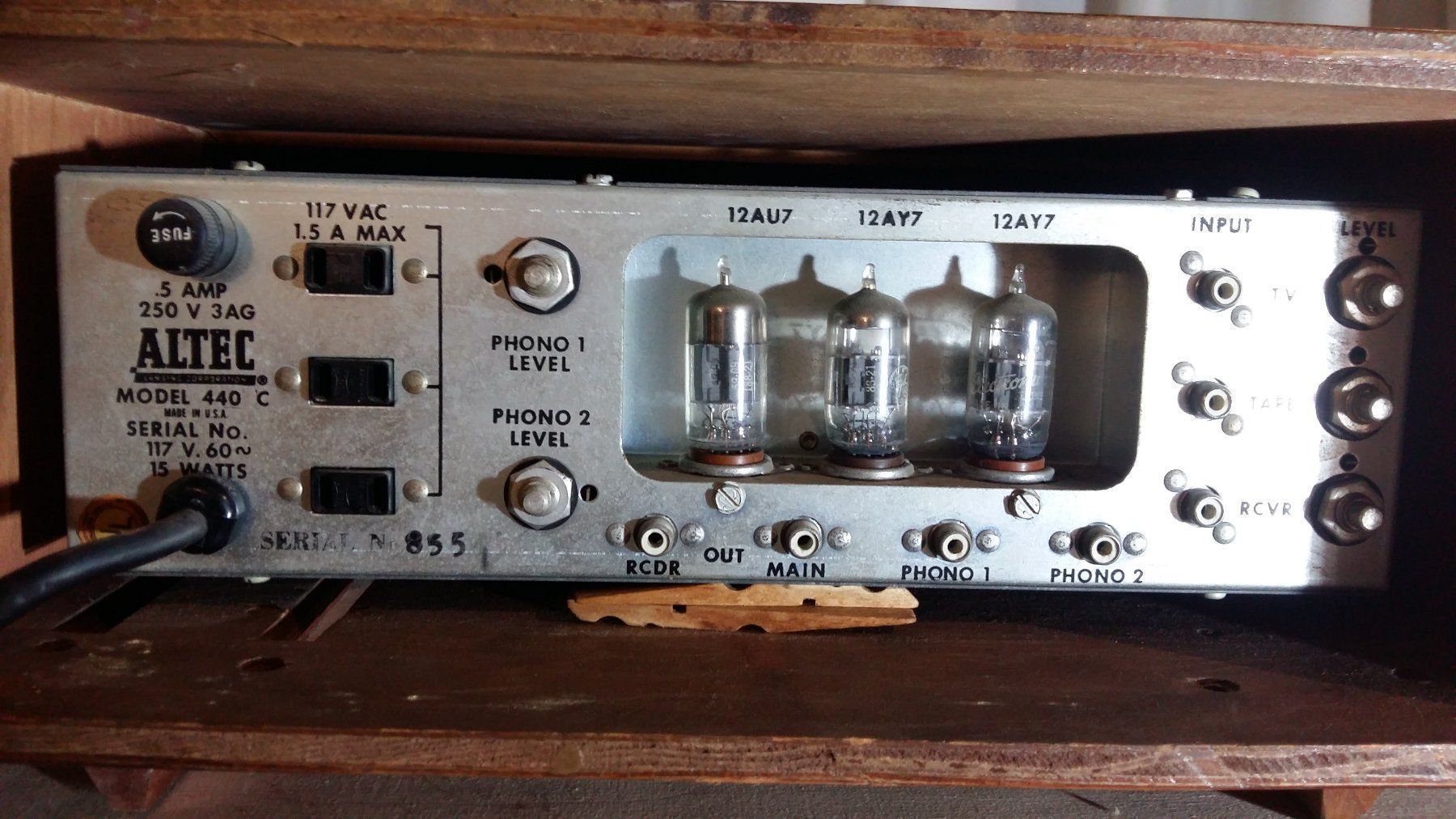 Amplificatori: Altec Lansing 440C Röhrenvorverstärker – Usato da Schwerzenbach venduto da sl_37c 5