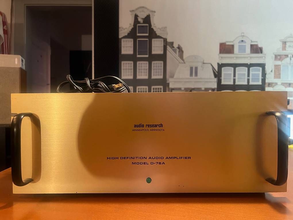 Audio Research Verstärker: Audio Research D76A Röhren-Endstufe – Gebraucht aus Halten von veloblues