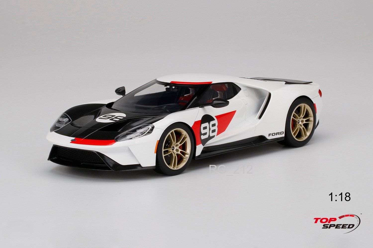 Modellini d'auto: Ford GT Heritage Edition 1:18 – Nuovo e nell'imballaggio originale da Ulisbach venduto da mironebraska