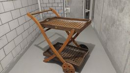 Servierwagen  holz vintage