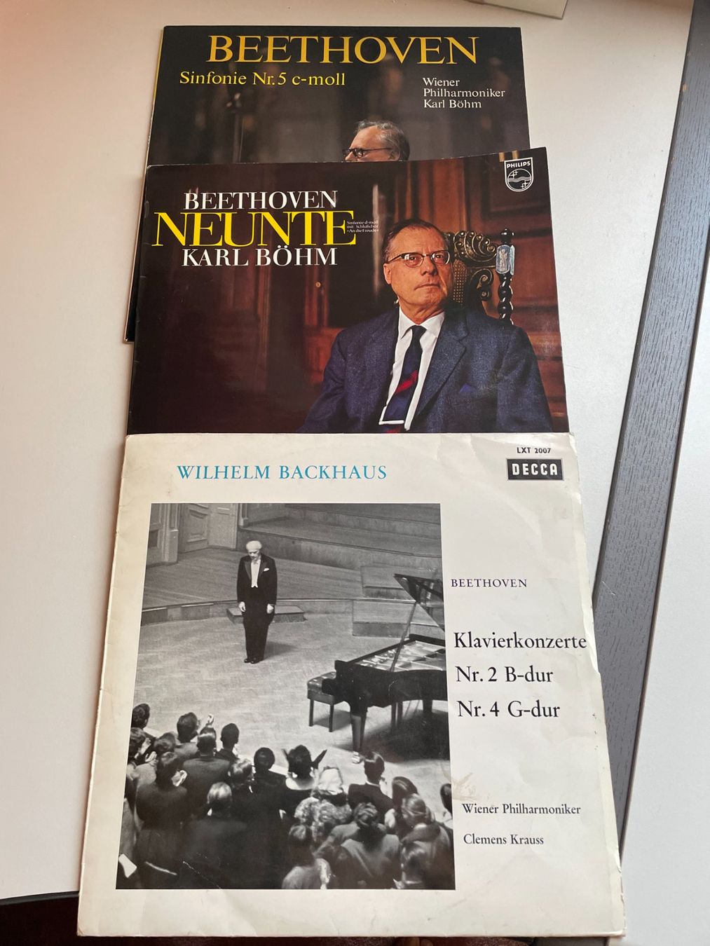 Schallplatten: 14 LP Beethoven - Böhm/Karajan/Krips/Krauss/Kempen/Klemperer – Gebraucht aus Appenzell Steinegg von Wurzlers 3