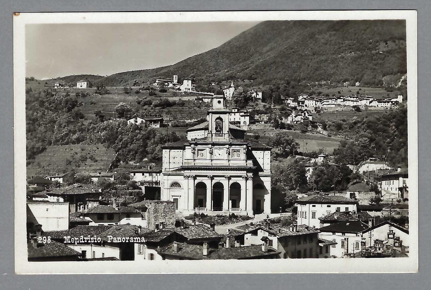 Cartoline postali: MENDRISIO, PANORAMA, * – Usato da Pura venduto da ulisse1957