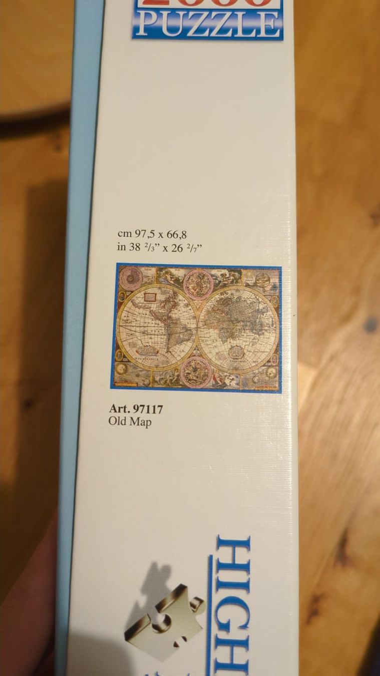 Clementoni Puzzle: Clementoni Puzzle Weltkarte 2000 Teile – Usato da Hochwald venduto da A3N. 1