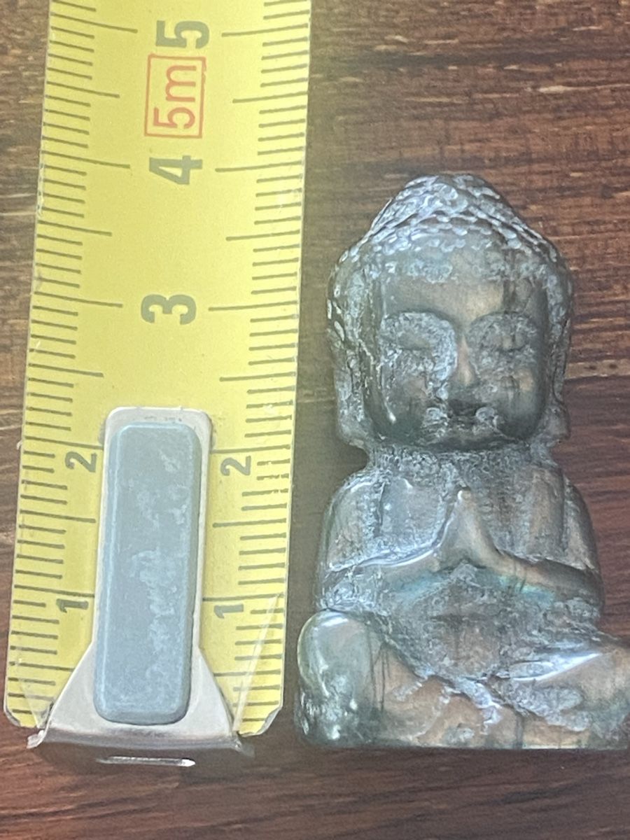 Statuette: Buddha Figur, Kristall, Labradorit, Heilstein – Nuovo (secondo la descrizione) da Berikon venduto da Samurai67ch 6