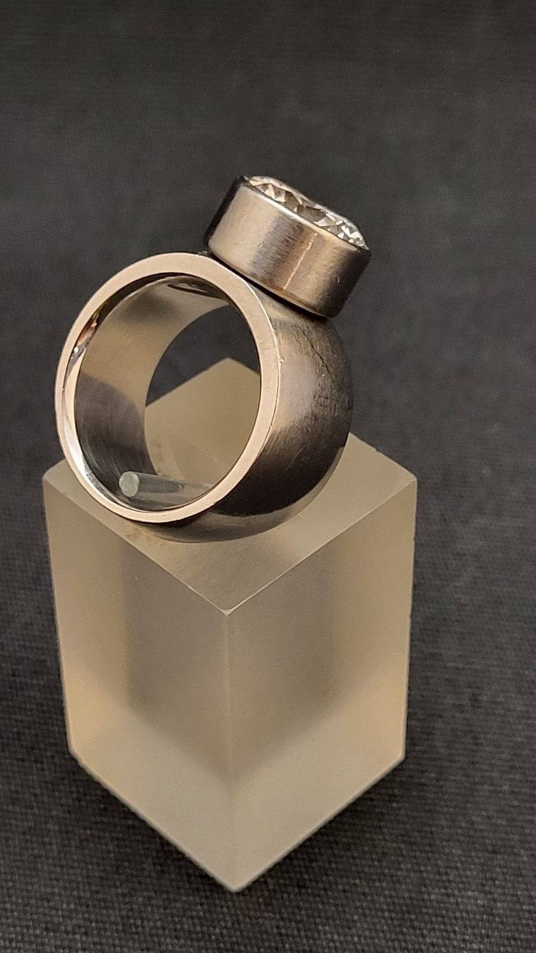 Bagues: Edelstahl-Ring "MelanO Magnetic" – D'occasion à Basel par spinne02 2